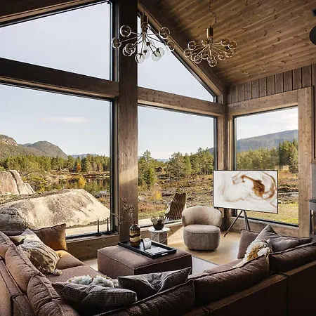 Lakehouse Cedar With Sauna And Jacuzzi Villa Kviteseid